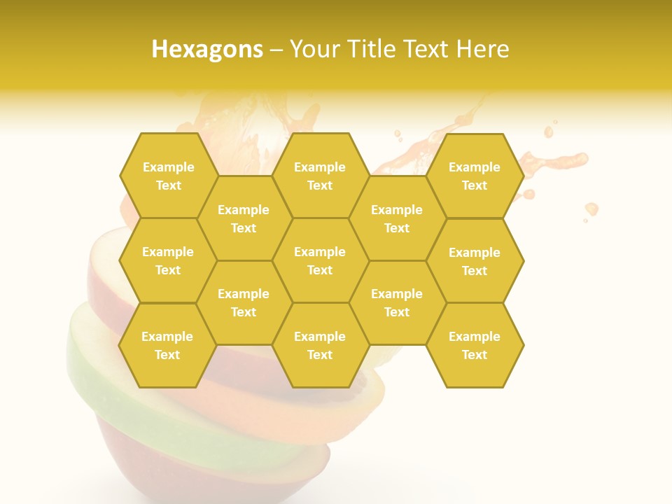 Juice Stack Splash PowerPoint Template