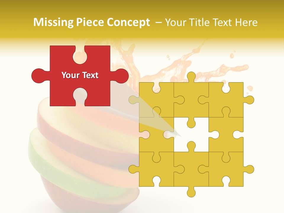 Juice Stack Splash PowerPoint Template