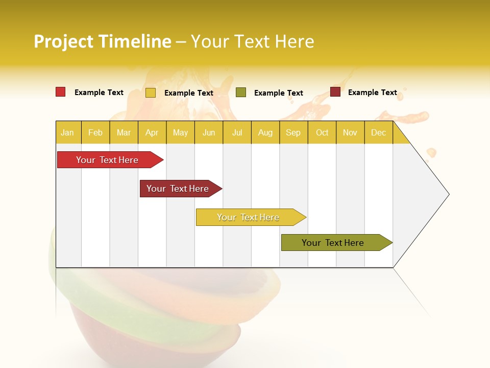 Juice Stack Splash PowerPoint Template