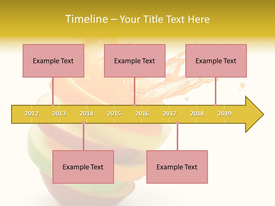 Juice Stack Splash PowerPoint Template