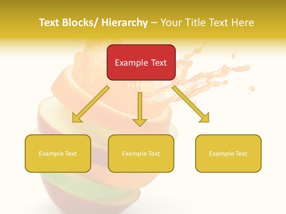 Juice Stack Splash PowerPoint Template