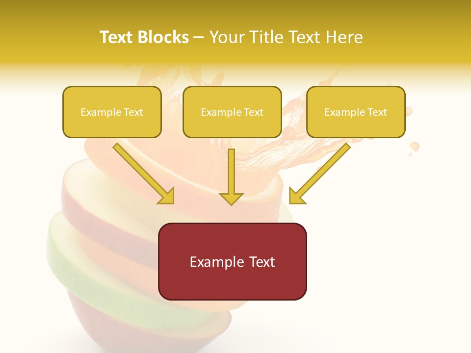 Juice Stack Splash PowerPoint Template