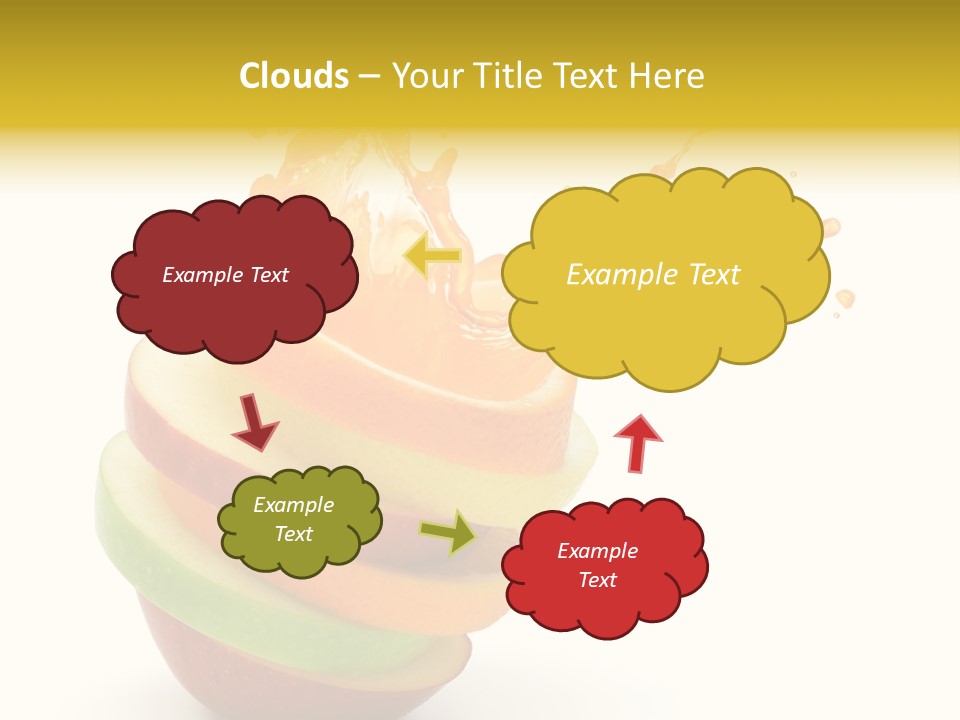 Juice Stack Splash PowerPoint Template