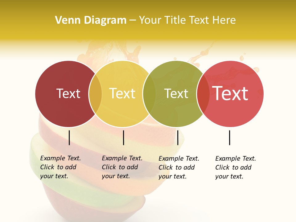 Juice Stack Splash PowerPoint Template