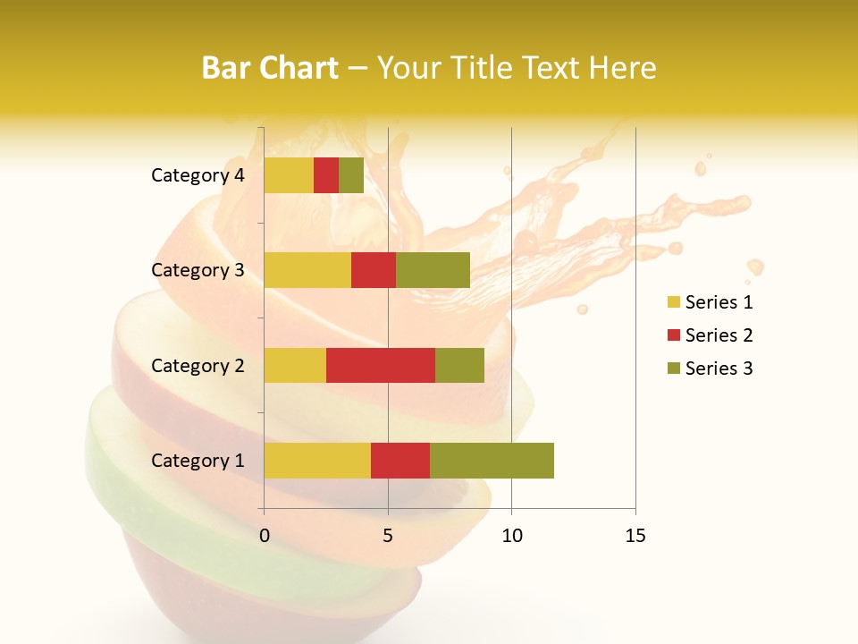 Juice Stack Splash PowerPoint Template