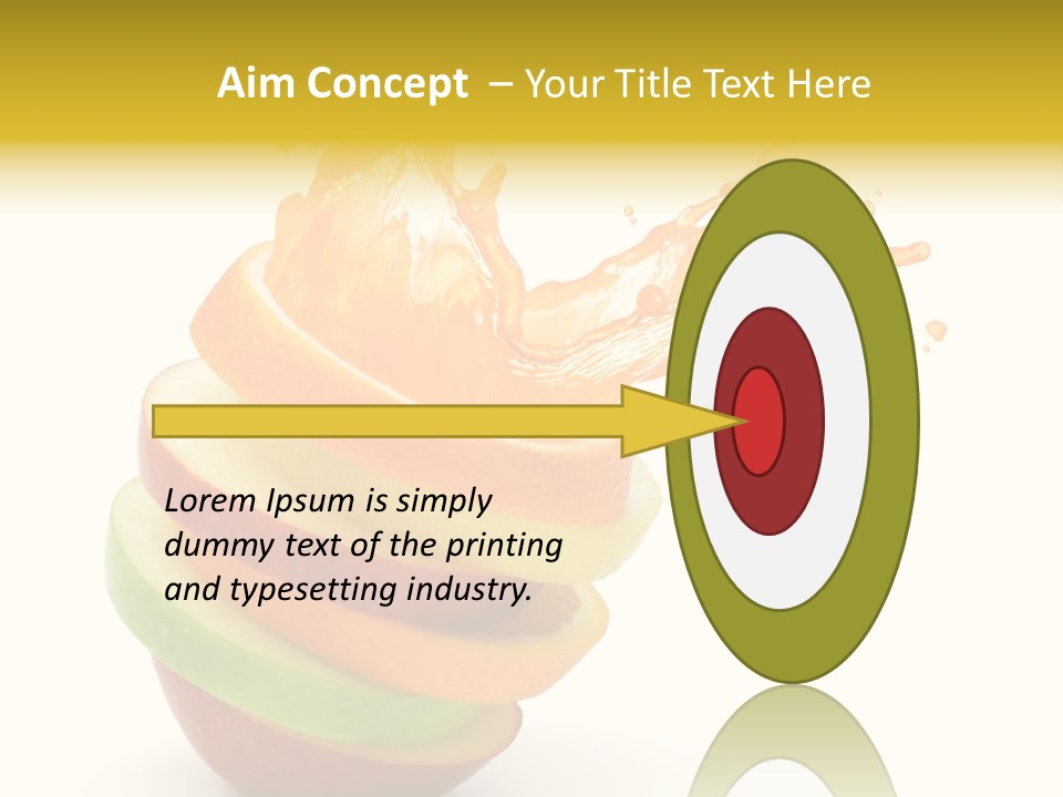 Juice Stack Splash PowerPoint Template