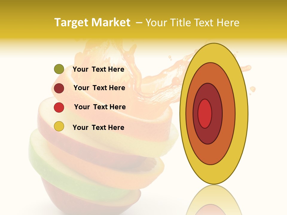 Juice Stack Splash PowerPoint Template