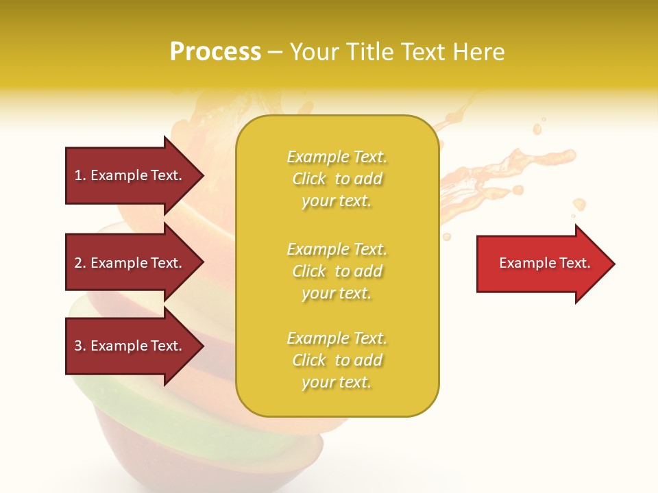 Juice Stack Splash PowerPoint Template