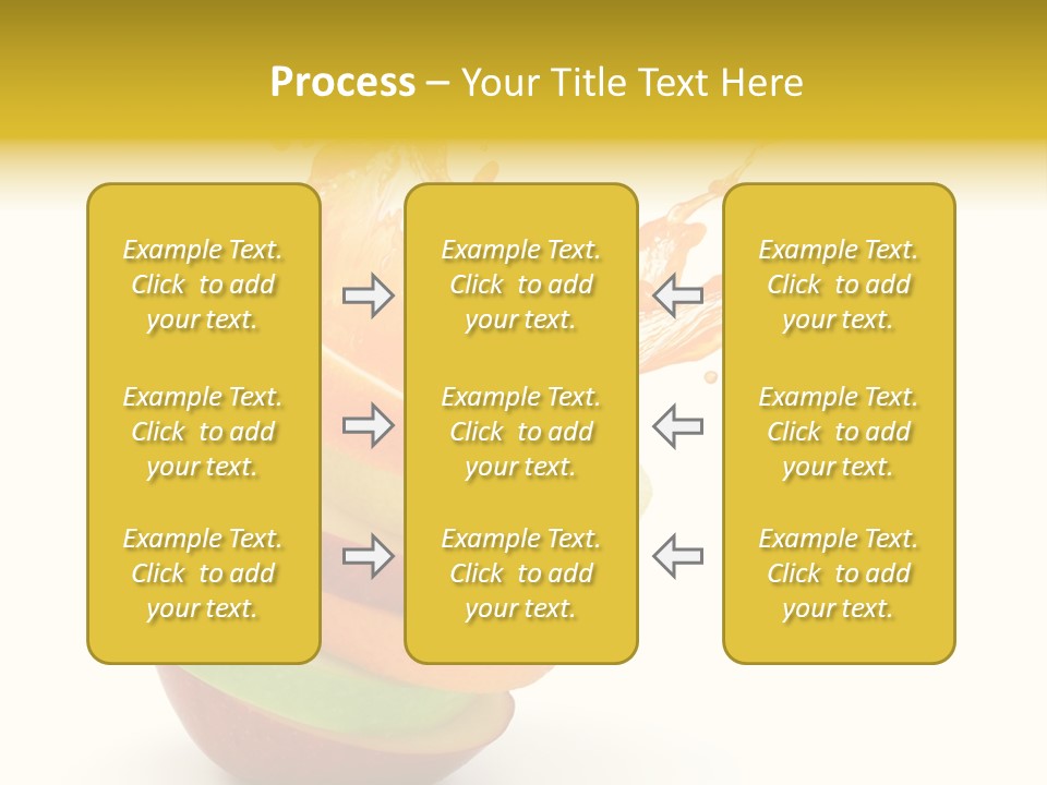 Juice Stack Splash PowerPoint Template