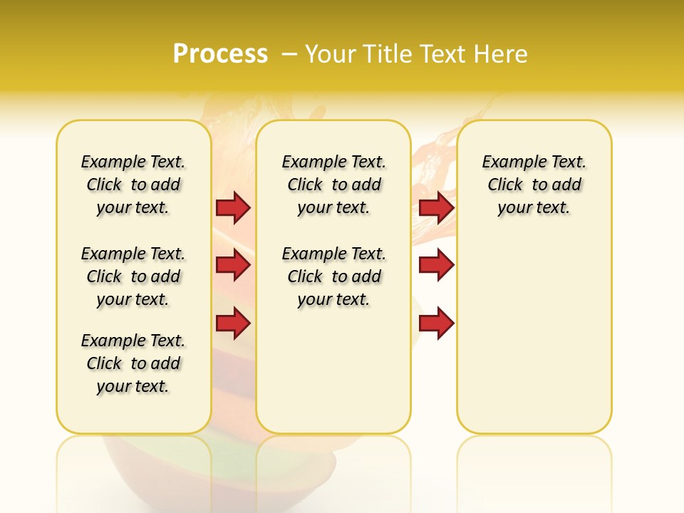 Juice Stack Splash PowerPoint Template