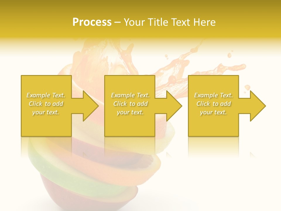 Juice Stack Splash PowerPoint Template