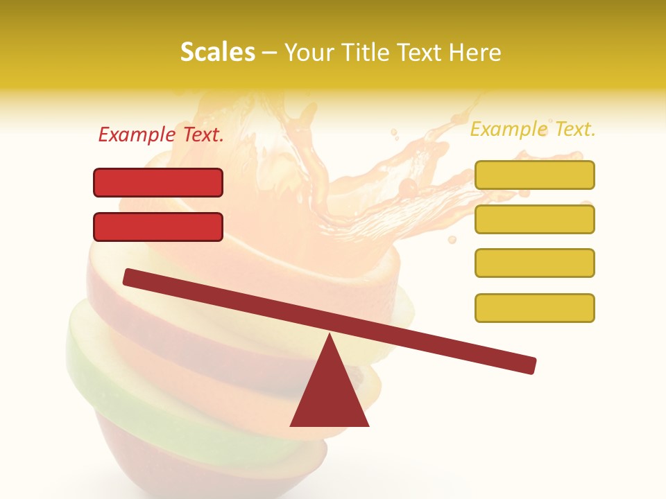 Juice Stack Splash PowerPoint Template