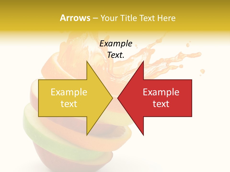 Juice Stack Splash PowerPoint Template