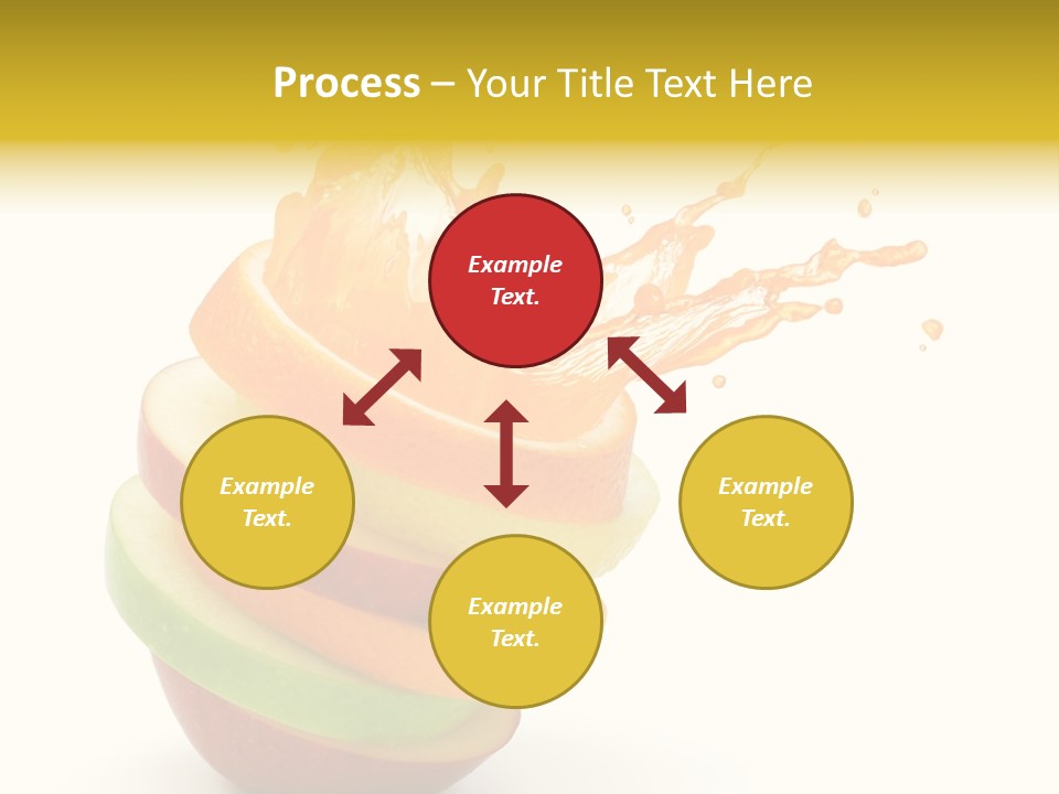 Juice Stack Splash PowerPoint Template