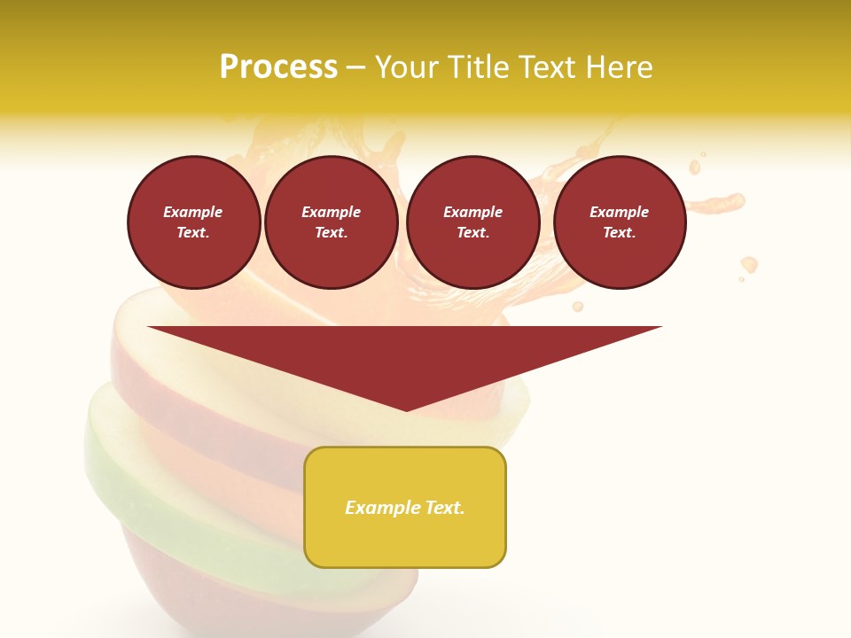 Juice Stack Splash PowerPoint Template