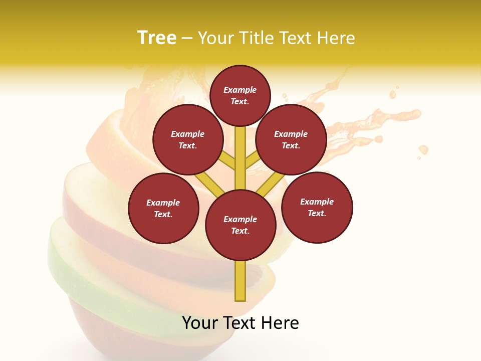 Juice Stack Splash PowerPoint Template
