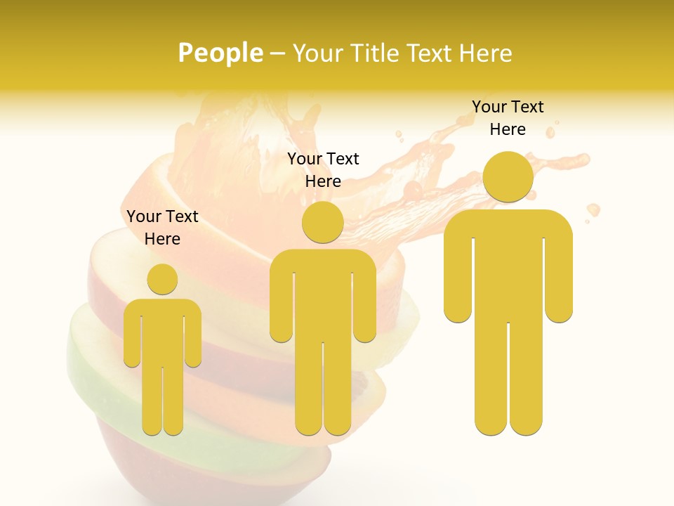 Juice Stack Splash PowerPoint Template