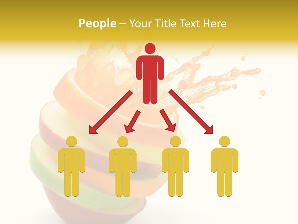 Juice Stack Splash PowerPoint Template