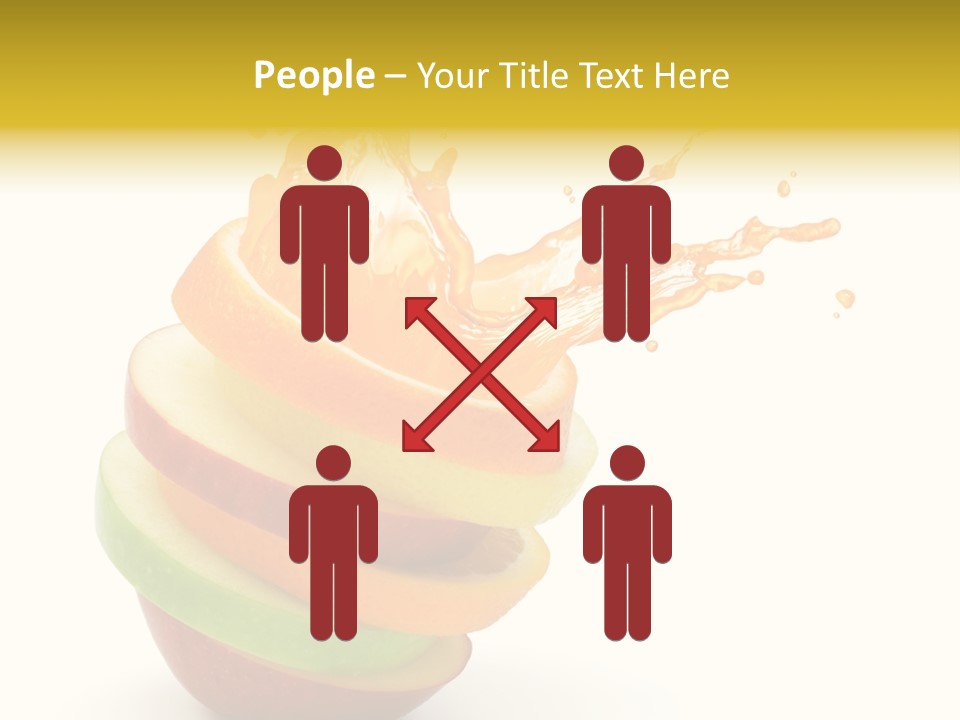 Juice Stack Splash PowerPoint Template