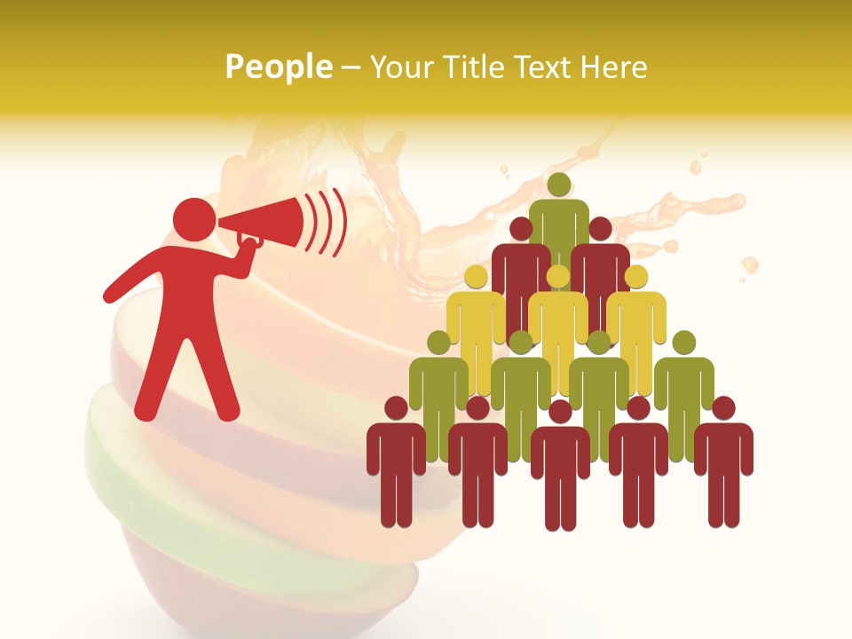 Juice Stack Splash PowerPoint Template