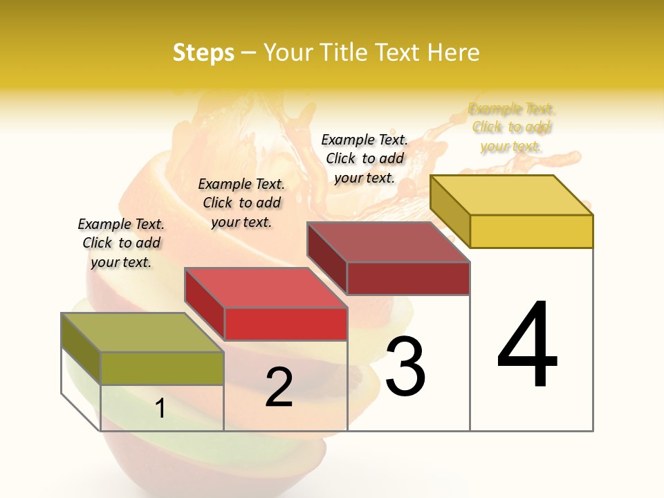 Juice Stack Splash PowerPoint Template