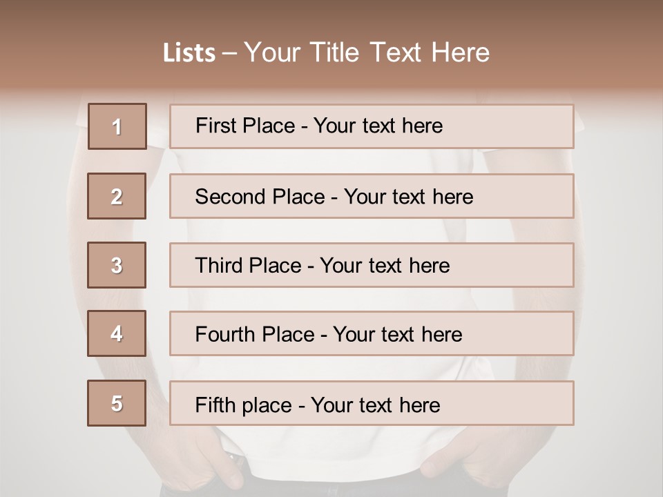 Model Sport Apparel PowerPoint Template