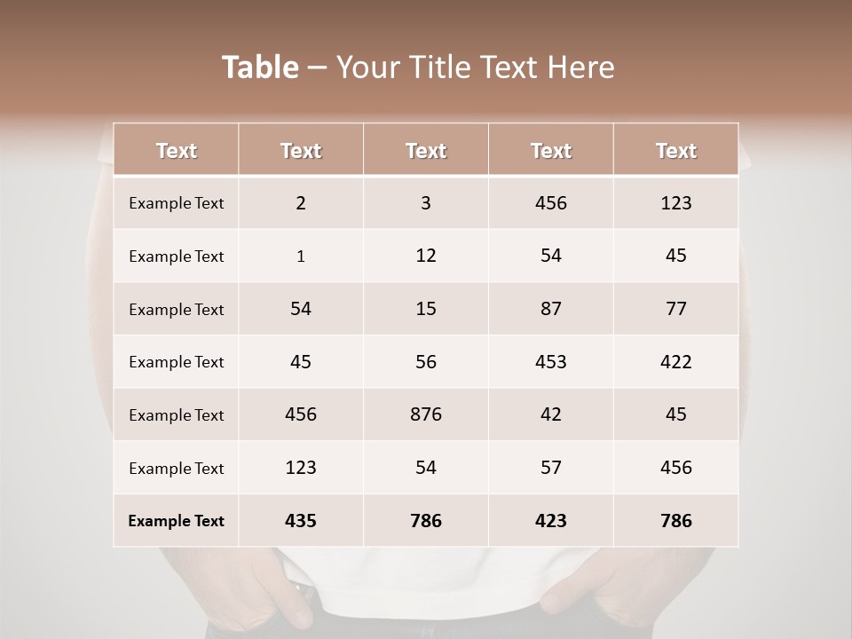 Model Sport Apparel PowerPoint Template