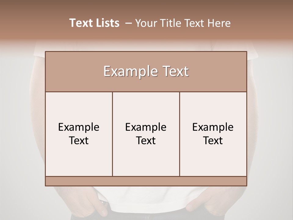 Model Sport Apparel PowerPoint Template