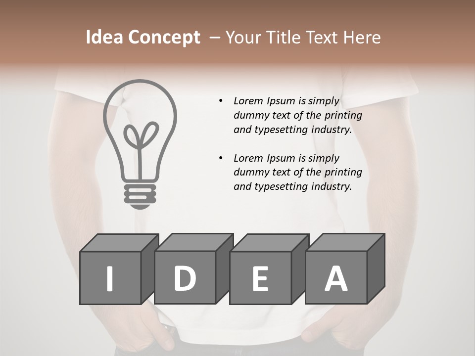 Model Sport Apparel PowerPoint Template