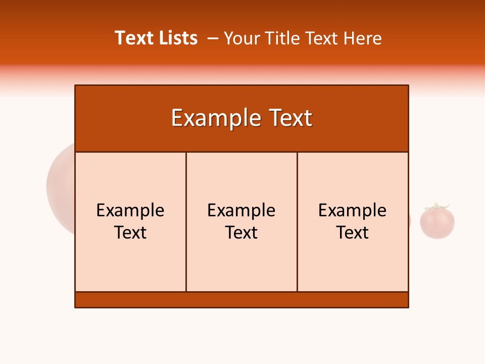 Bu Ine Toon Table PowerPoint Template