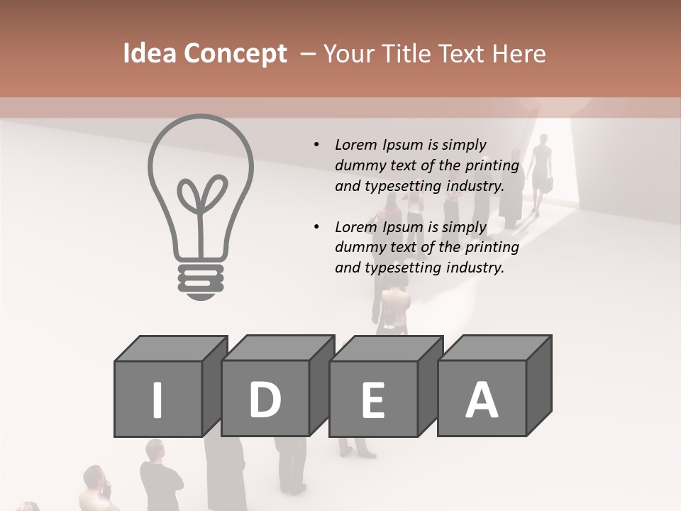 Inspiration Ideas Dress PowerPoint Template