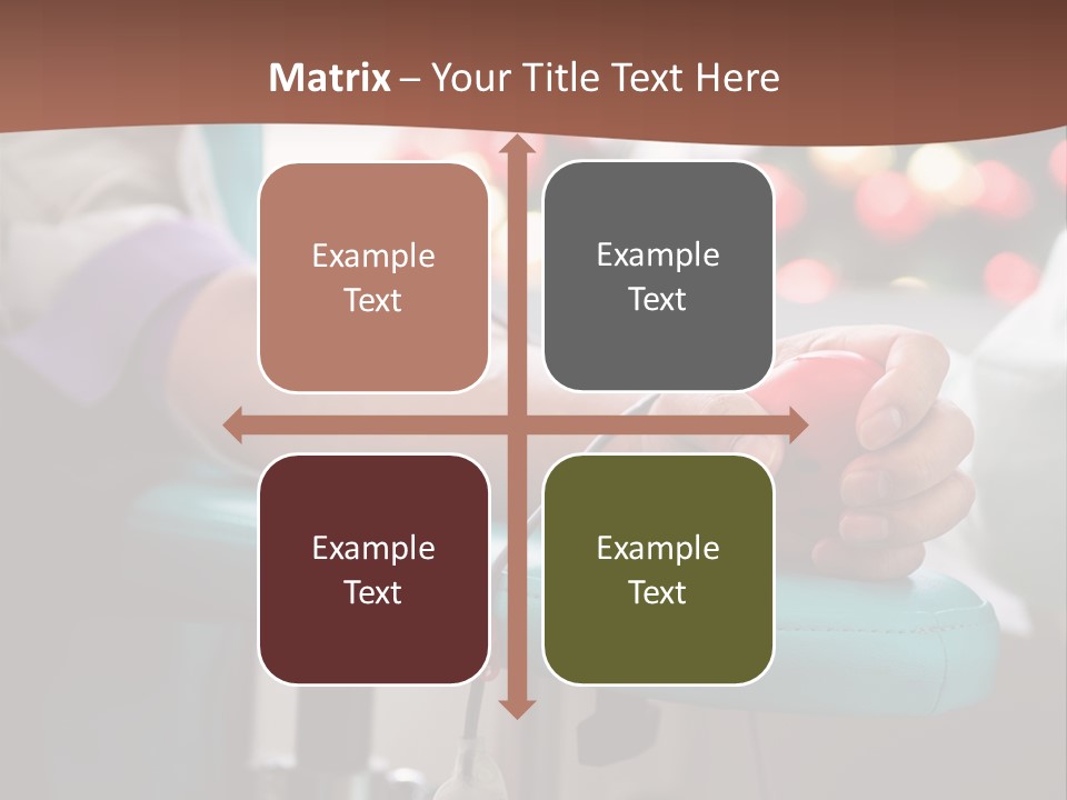 Indoors Bag Healing PowerPoint Template