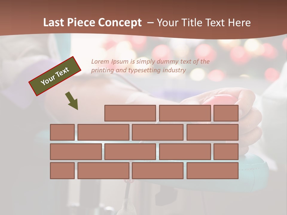 Indoors Bag Healing PowerPoint Template