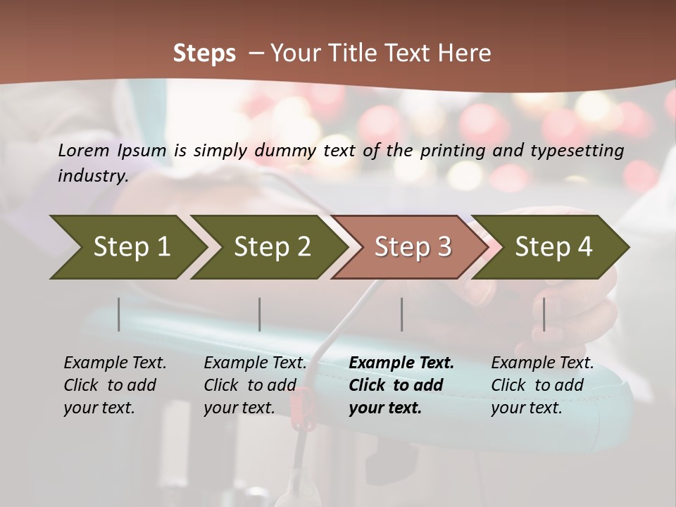 Indoors Bag Healing PowerPoint Template