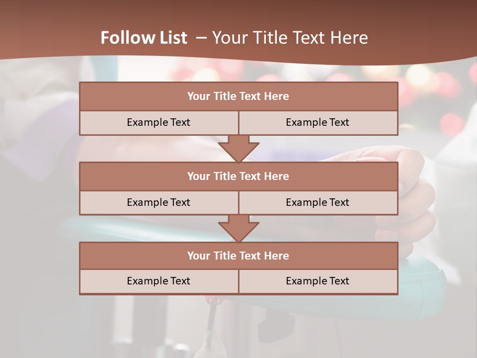 Indoors Bag Healing PowerPoint Template