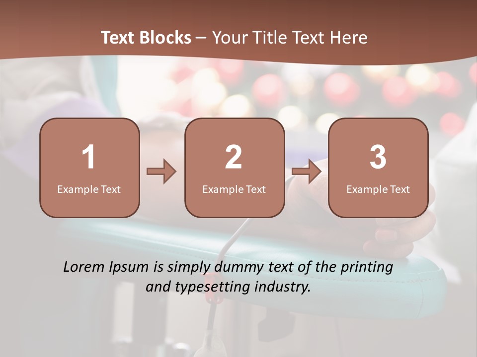 Indoors Bag Healing PowerPoint Template