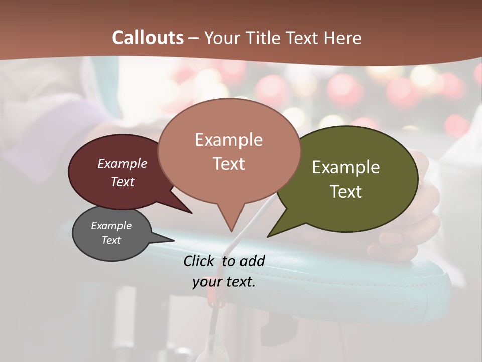 Indoors Bag Healing PowerPoint Template