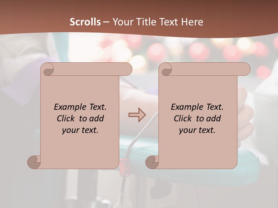 Indoors Bag Healing PowerPoint Template