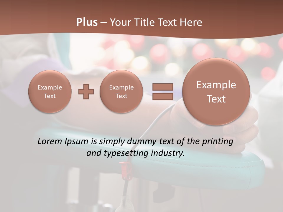 Indoors Bag Healing PowerPoint Template
