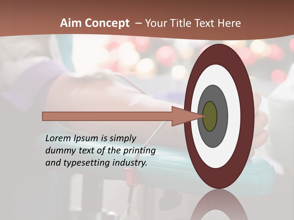 Indoors Bag Healing PowerPoint Template