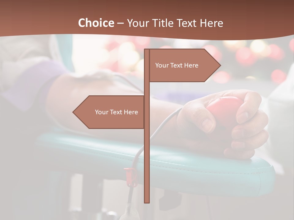 Indoors Bag Healing PowerPoint Template