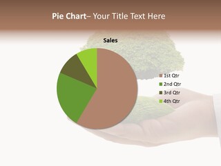 Seedling Hand New PowerPoint Template