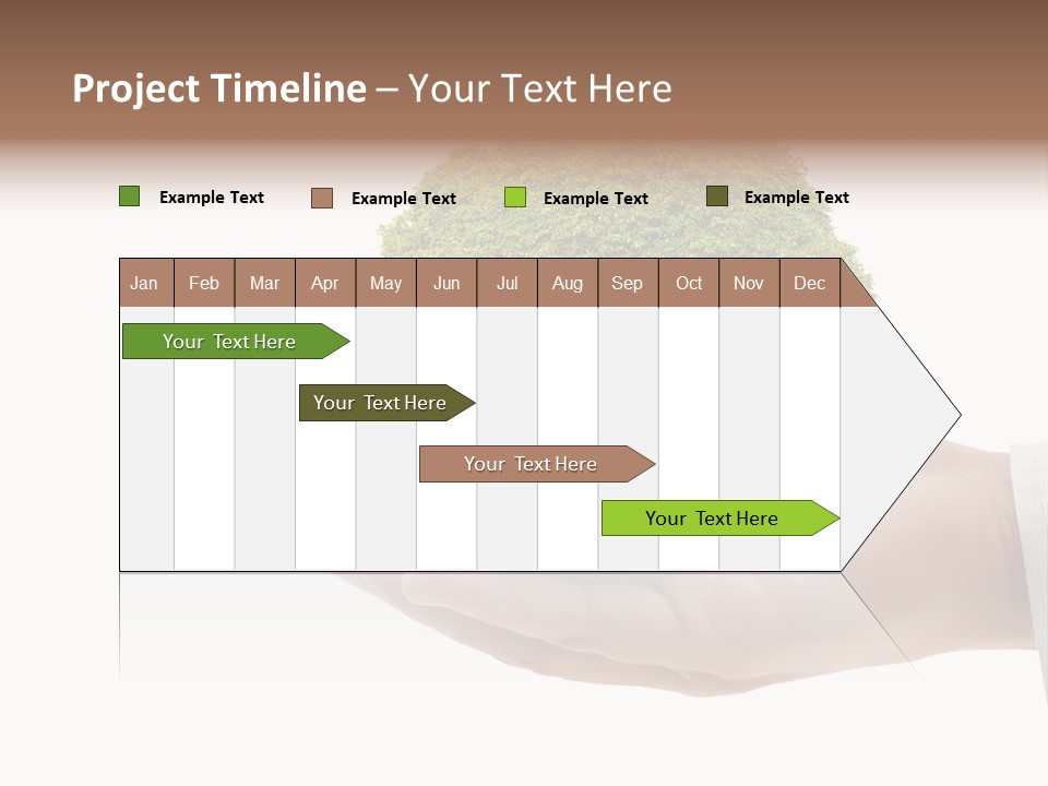 Seedling Hand New PowerPoint Template