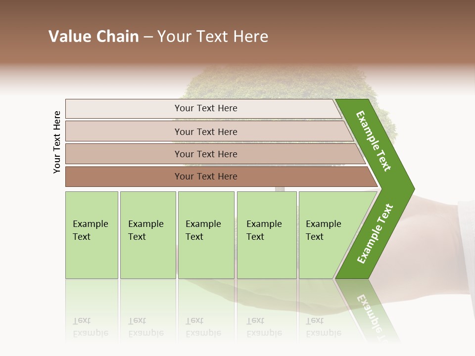 Seedling Hand New PowerPoint Template