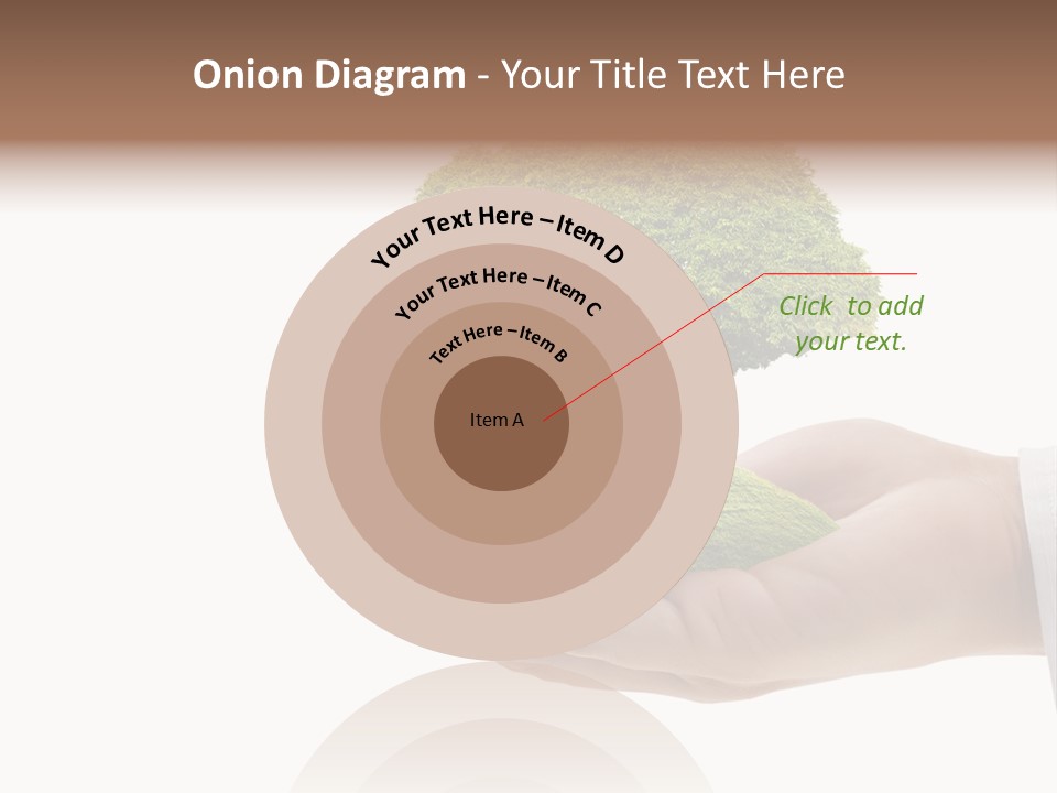 Seedling Hand New PowerPoint Template