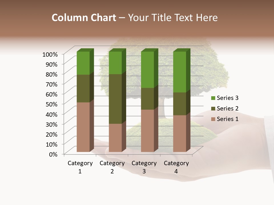 Seedling Hand New PowerPoint Template