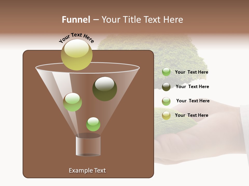 Seedling Hand New PowerPoint Template