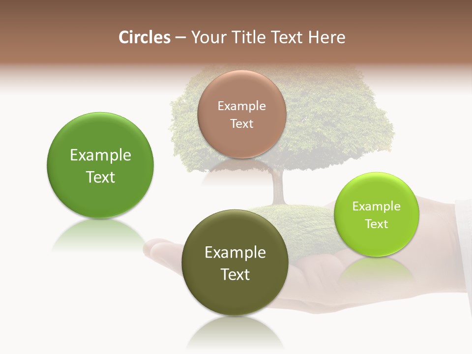 Seedling Hand New PowerPoint Template