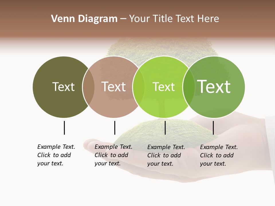 Seedling Hand New PowerPoint Template
