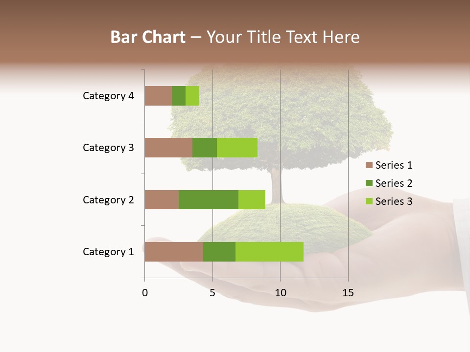 Seedling Hand New PowerPoint Template